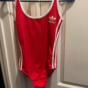 adidas Originals adicolor Three Stripe Body In Red